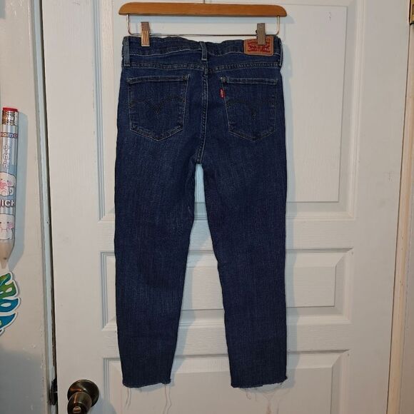 Levi's 711 Denim Jeans Cropped - Picture 4 of 5